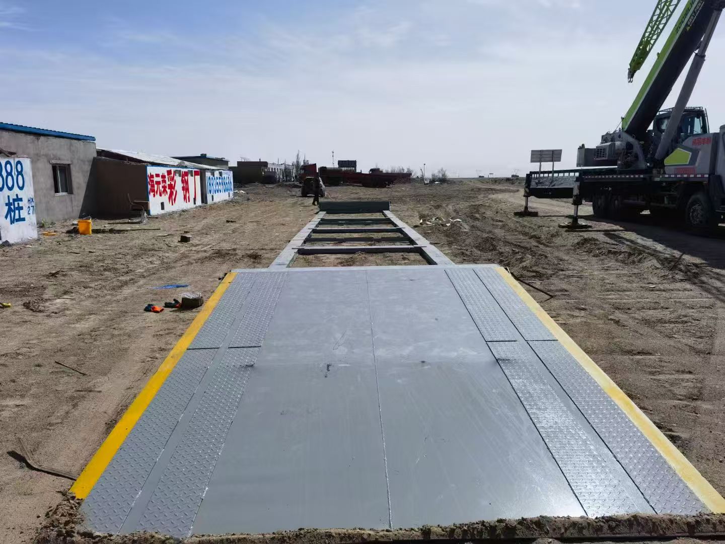 工业园区地磅安装案例